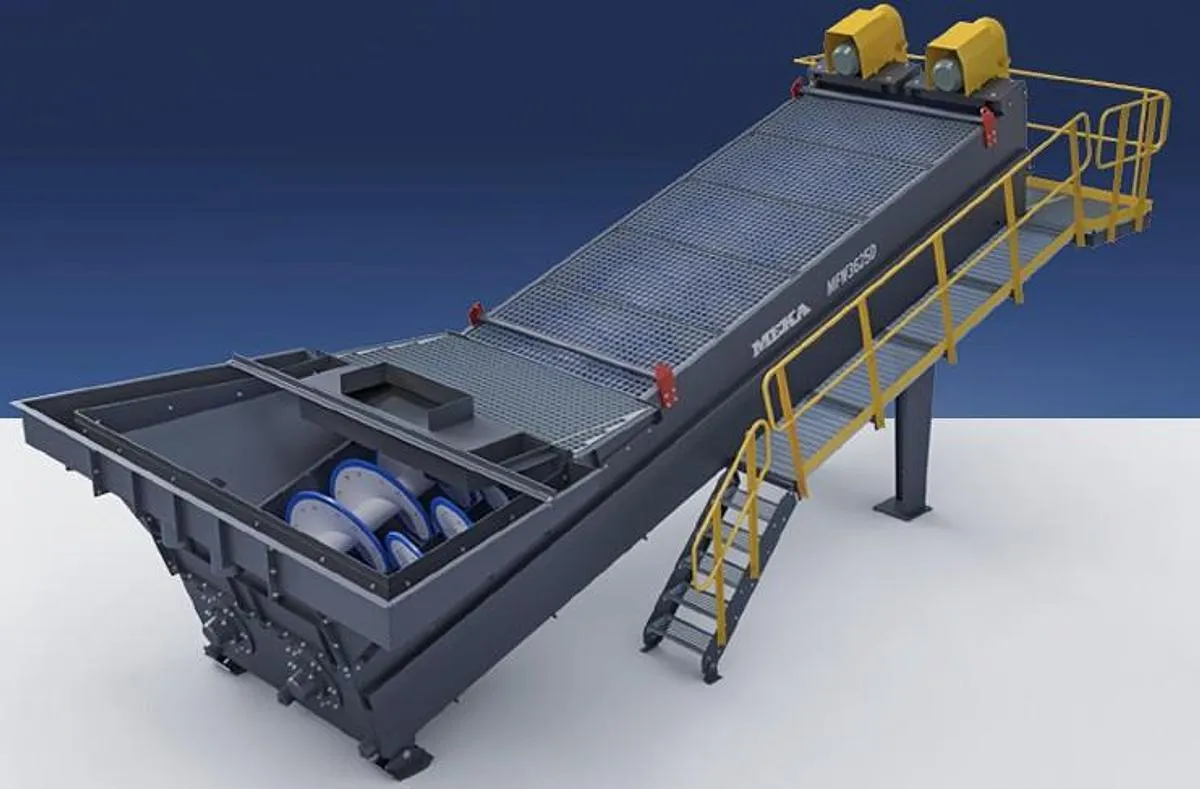 New 44" x 32' Meka Twin Fine Material Washer